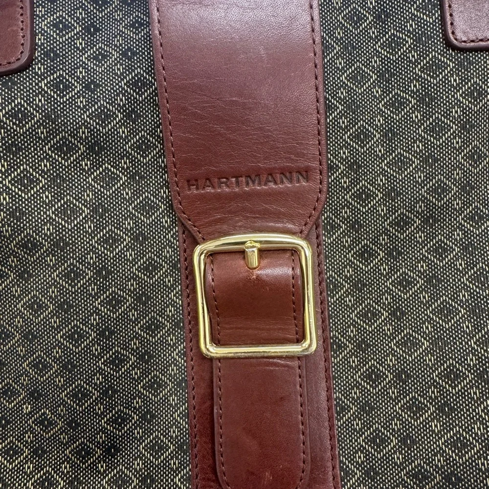 Hartmann Wings Jacquard Diamond Overnight Satchel
